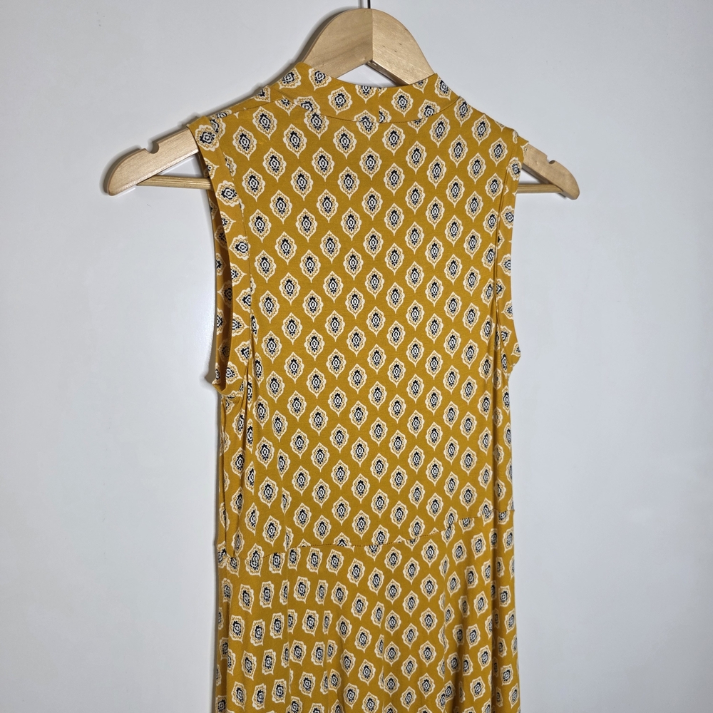 Anthropologie Maeve Palais Swing dress in Yellow/gold Soft and stretchy Size XS - Picture 11 of 16